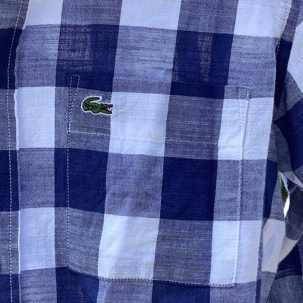 Lacoste Boys Size 10 Button down shirt - Picture 2 of 2